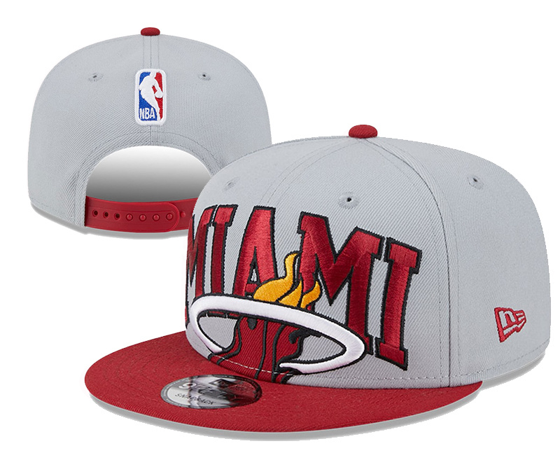 Miami Heat Stitched Snapback Hats 012
